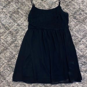 Black dress with Aztec print